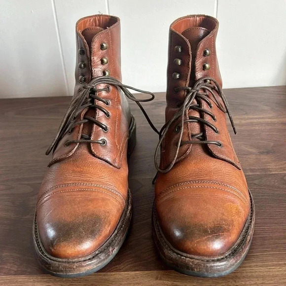 Ralph Lauren Vintage Livingstone Leather Boots - Picture 2 of 7